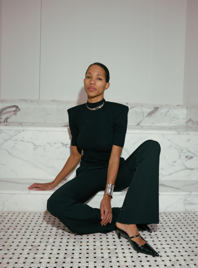 Топ Bazhane Fearless t-shirt чорний