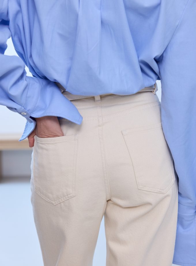 Джинси Bazhane Cool girl молочний