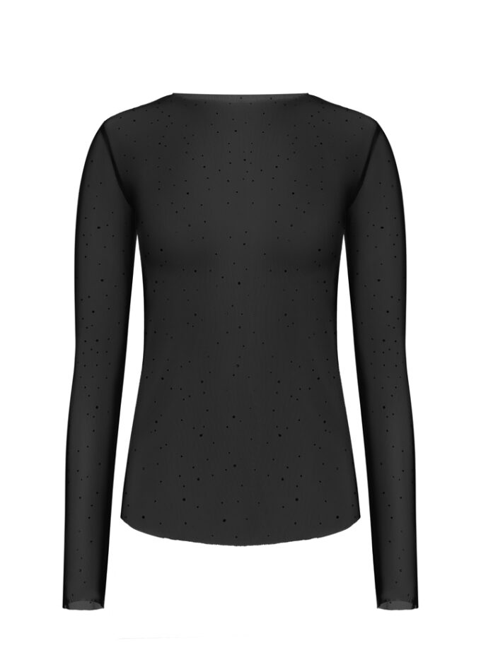 Лонг Zigzag сітка чорний розсип (jet black)