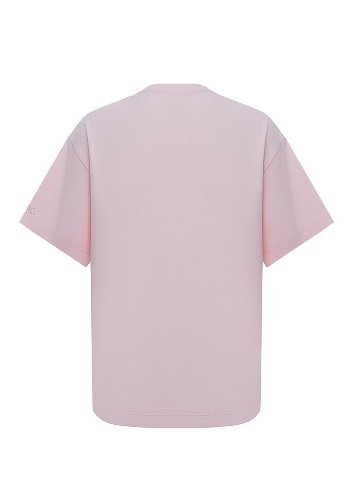 Футболка Zigzag рожева серця (crystal) - Зображення 3