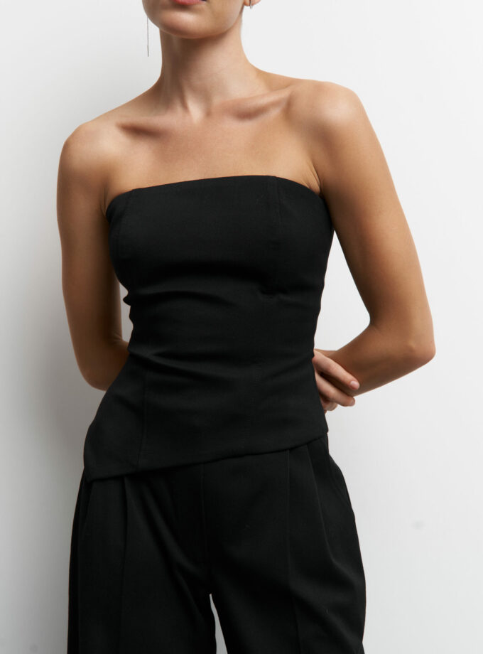 Топ Colette корсетний чорний