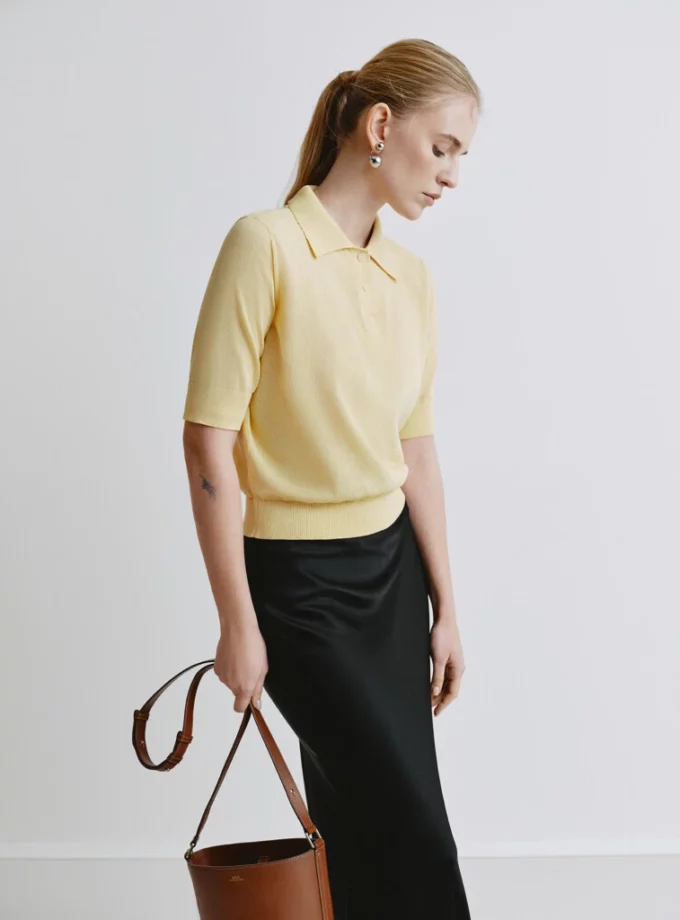 Поло O.TAJE NOIR лимонний