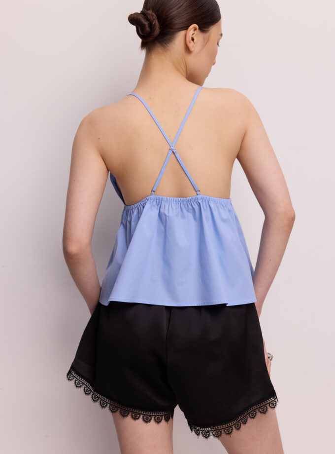 Топ Bazhane Whipped cream блакитний