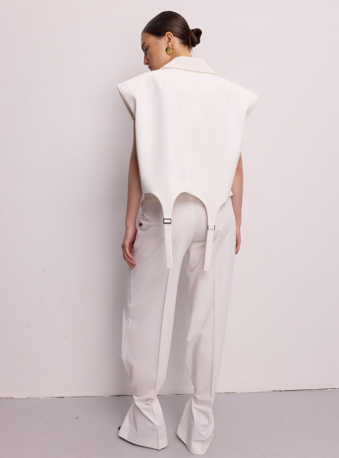 Брюки Bazhane Fold pants молочний