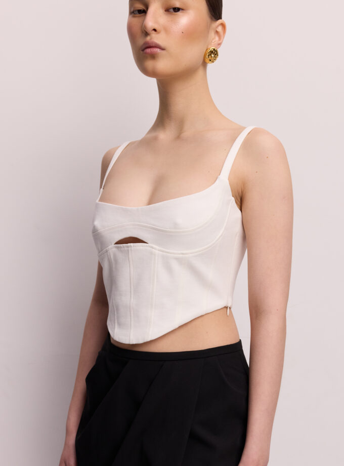 Топ Bazhane Corset top молочний