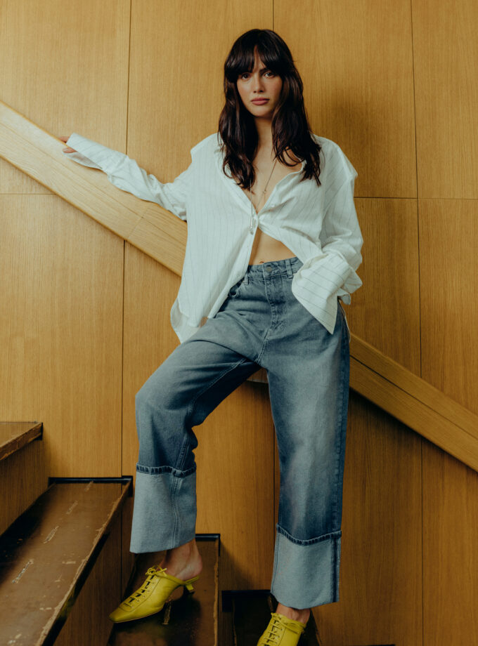 Джинси Bazhane Boyish jeans світло-блакитний