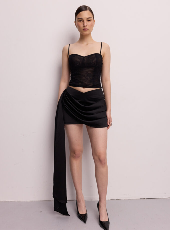 Спідниця Bazhane Flow skirt чорний