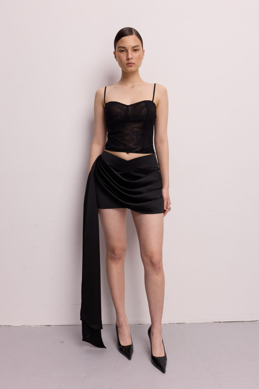 Спідниця Bazhane Flow skirt чорний