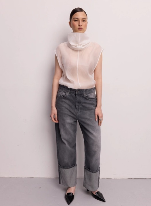 Джинси Bazhane Boyish jeans сірий