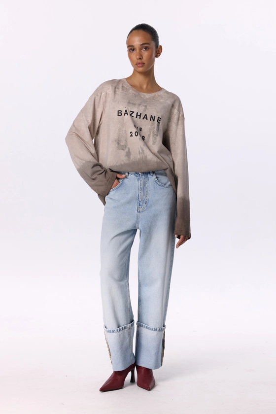 Джинси Bazhane Boyish jeans світло-блакитний
