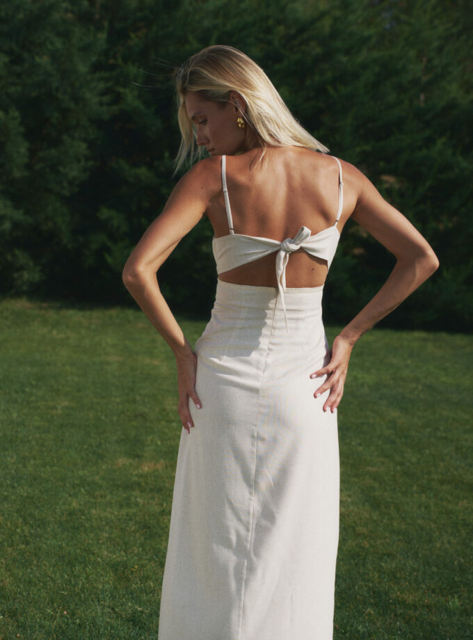 Сукня Colette Луна максі молоко