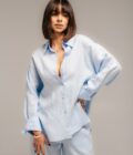 Сорочка FEEL and FLY лляна Brigitte Light Blue - Зображення 2