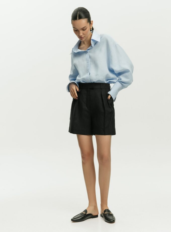 Сорочка FEEL and FLY лляна Brigitte Light Blue