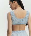 Топ FEEL and FLY лляний Clara Light Blue - Зображення 2