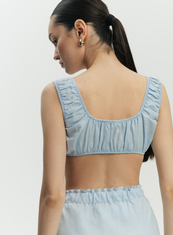 Топ FEEL and FLY лляний Clara Light Blue