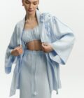 Жакет FEEL and FLY лляний кімоно Esther Light Blue - Зображення 3