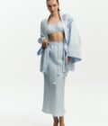 Жакет FEEL and FLY лляний кімоно Esther Light Blue - Зображення 2