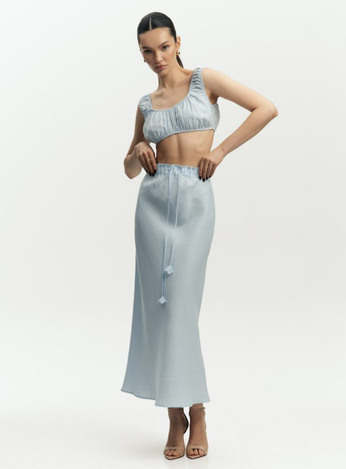 Спідниця FEEL and FLY лляна Colette Light Blue