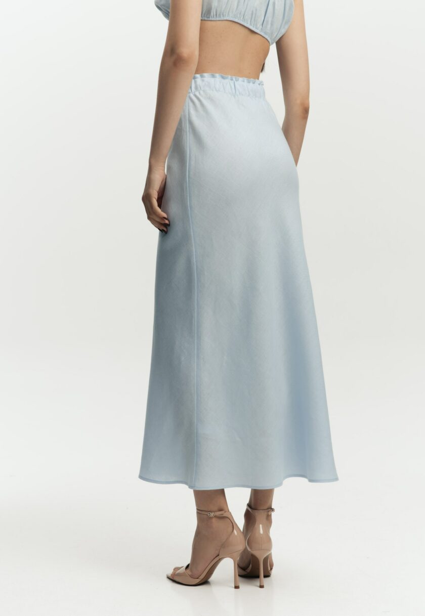 Спідниця FEEL and FLY лляна Colette Light Blue - Зображення 3