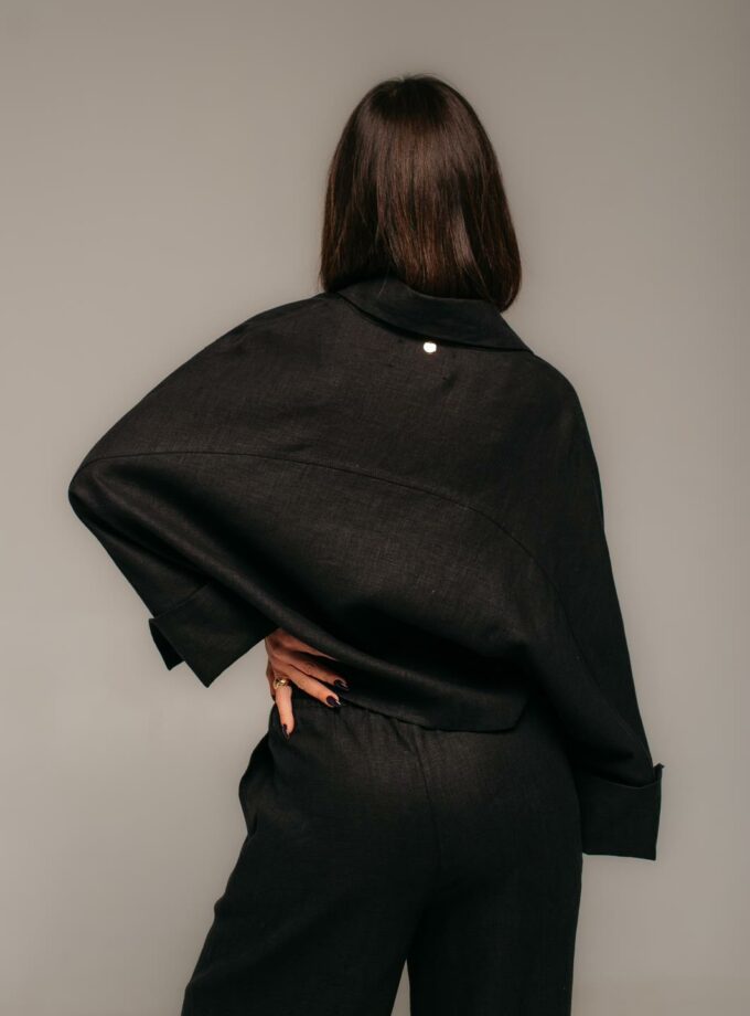 Сорочка FEEL and FLY лляна Hilda Black