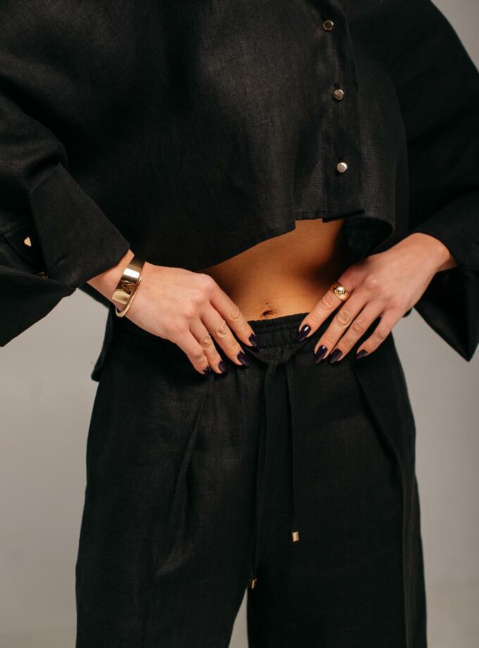 Штани FEEL and FLY лляні Rachel Black