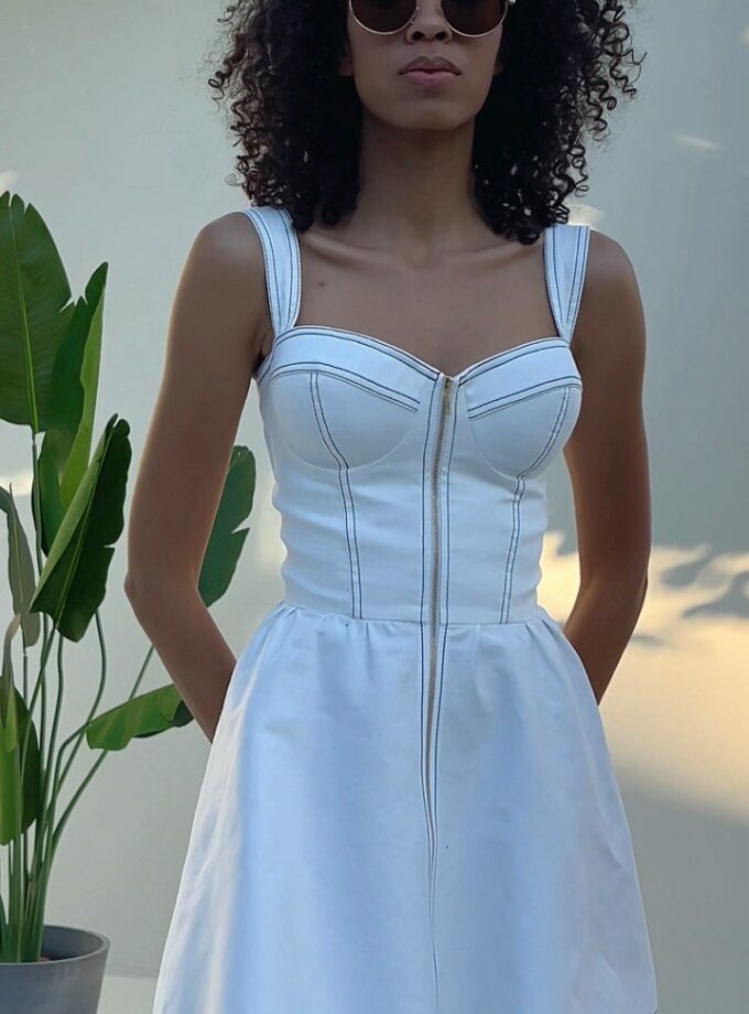 Сукня bustier_brand DOLL біла
