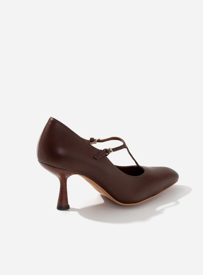 Туфлі Kachorovska Шевро коричневе L9552