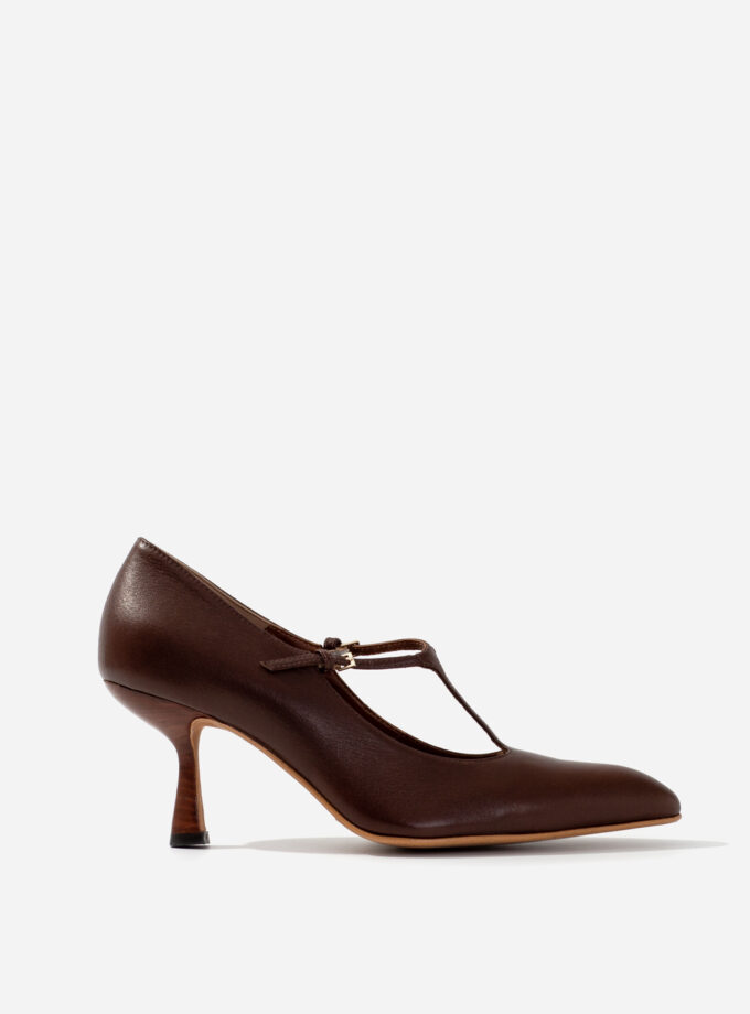 Туфлі Kachorovska Шевро коричневе L9552