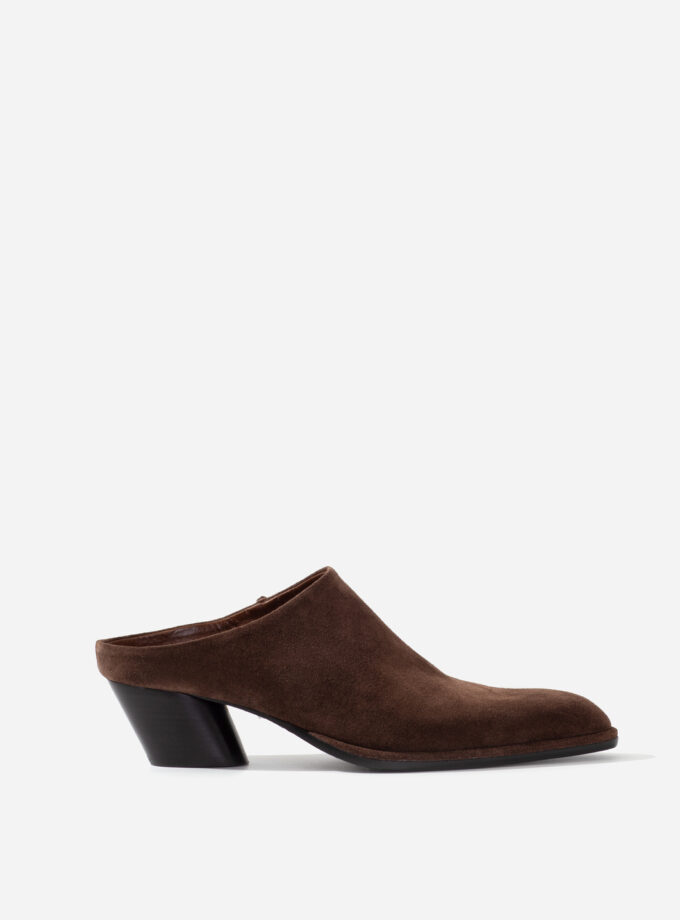 Мюлі Kachorovska замшеві коричневі