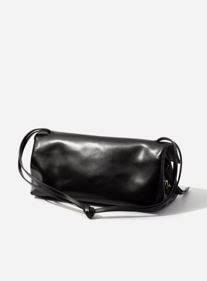 Сумка Kachorovska Rebecca Baguette Bag шкіра чорна