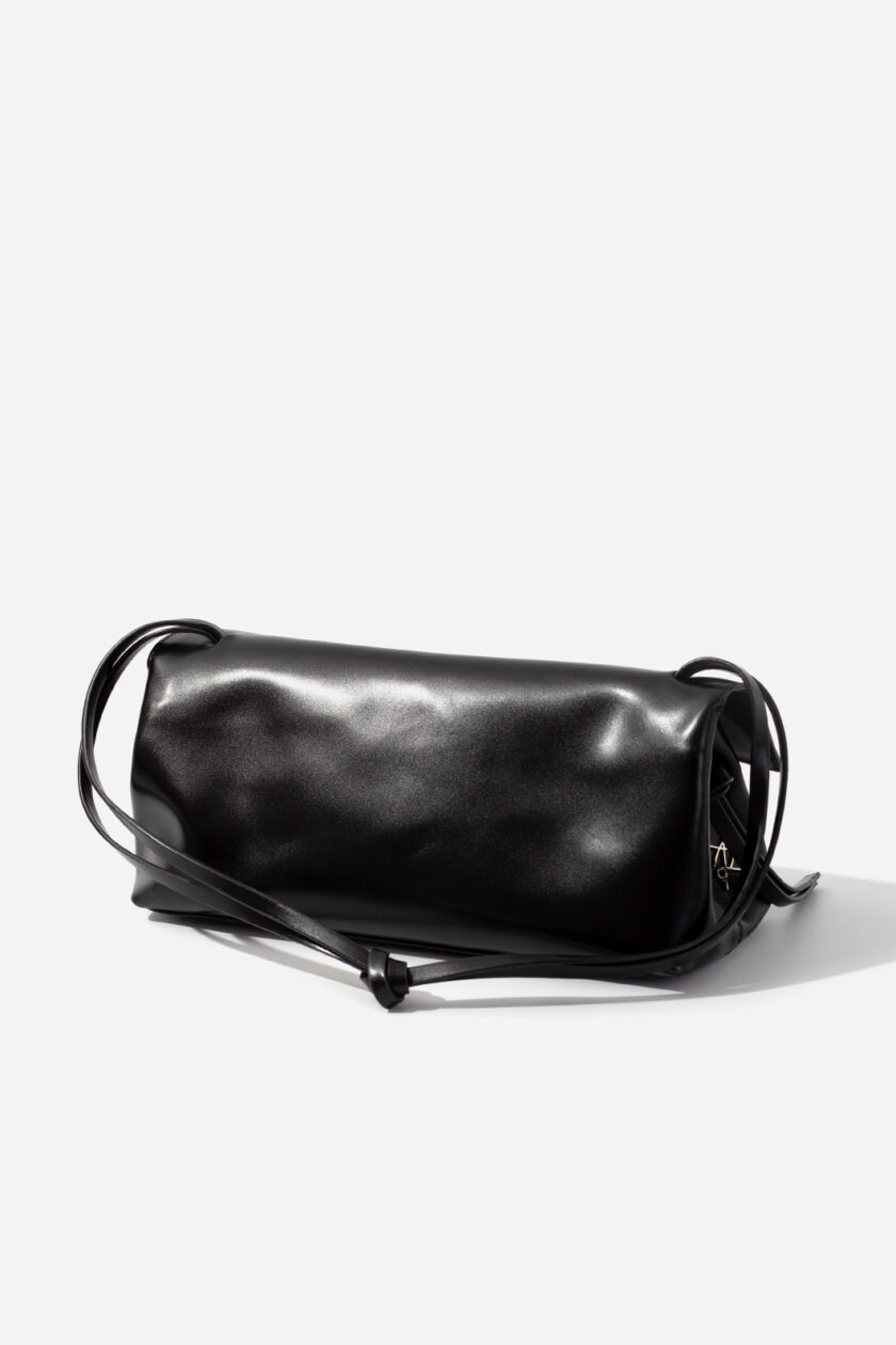 Сумка Kachorovska Rebecca Baguette Bag шкіра чорна
