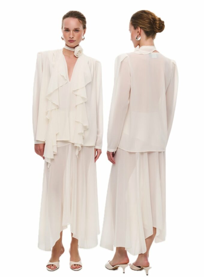 Блуза MYxMY  Rose молочна