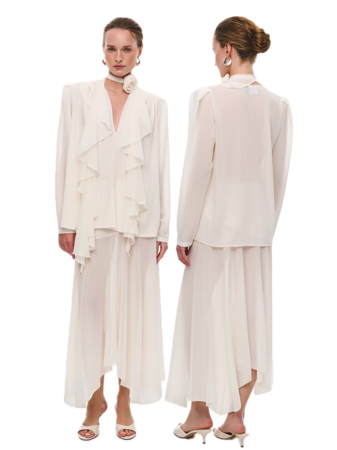 Блуза MYxMY Rose молочна