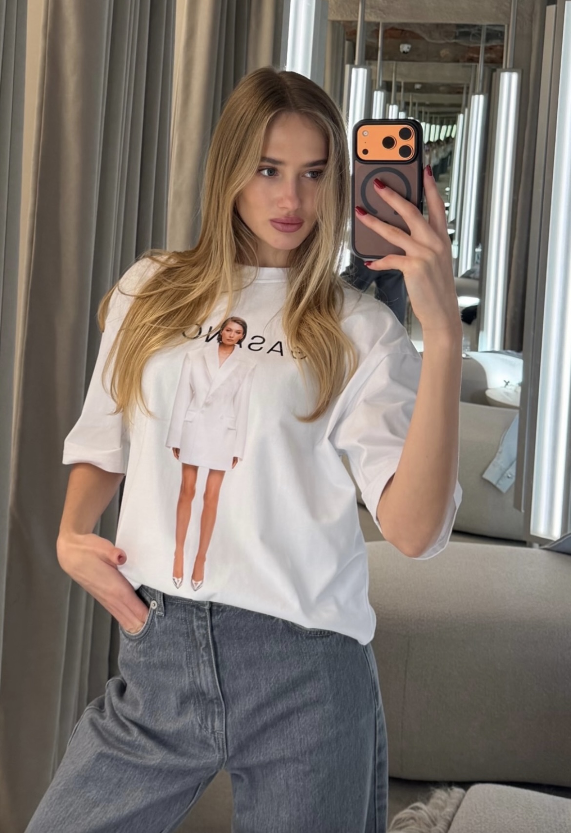 Футболка Gasanova силует молочна