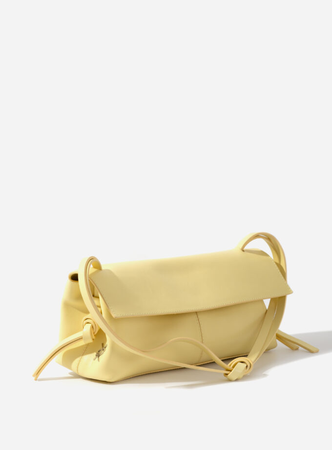 Сумка Kachorovska Rebecca Baguette Bag шкіра жовта