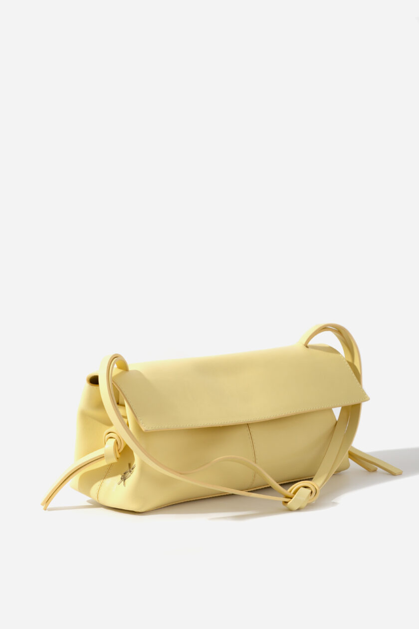 Сумка Kachorovska Rebecca Baguette Bag шкіра жовта