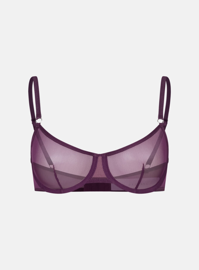 Бра BAZHANE Moonrise bra бургунді 70С