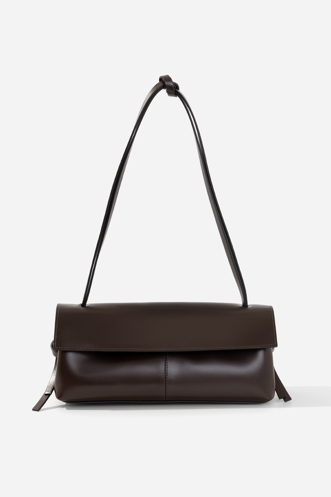 Сумка Kachorovska Rebecca Baguette 29 шкіра темний шоколад