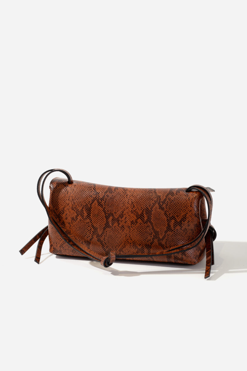 Сумка Kachorovska Rebecca Baguette Bag шкіра чорно-коричнева - Зображення 2