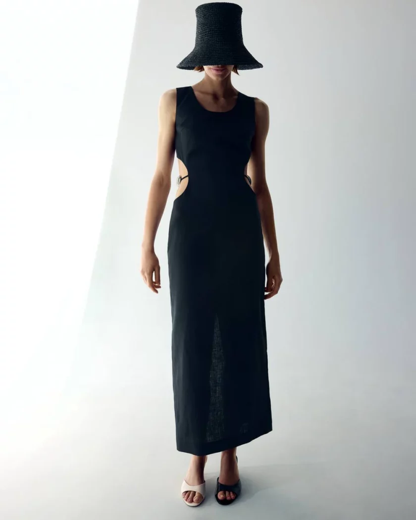 Сукня J’amemme Serena лляна чорна
