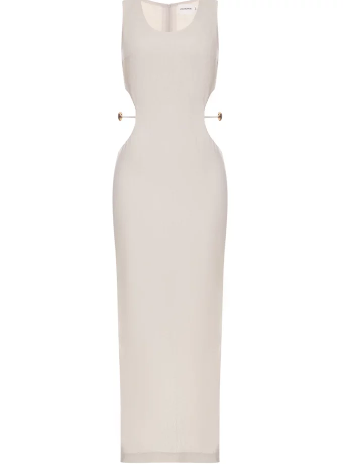 Сукня Jamemme Serena лляна бежева