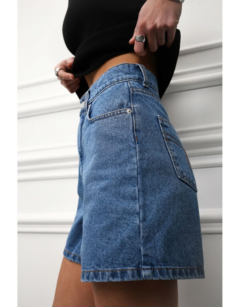 Шорти Aisenberg denim Basic середня варка - Зображення 5