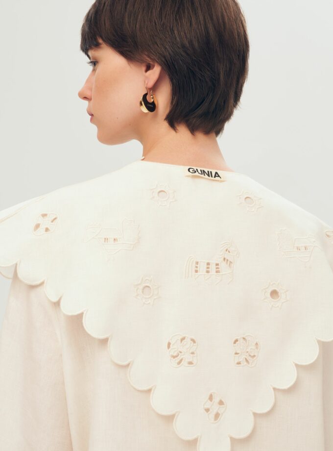 Сорочка Gunia з вишитим коміром Северина