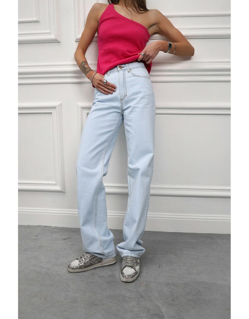 Джинси Aisenberg denim Mia Basic світло-блакитні - Зображення 3