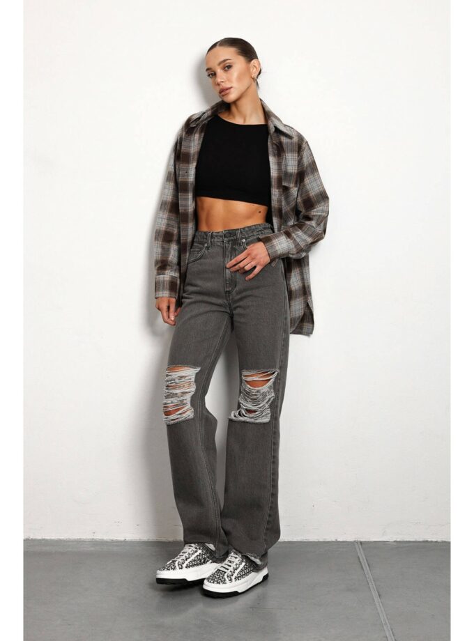 Джинси Aisenberg denim Monica сірі