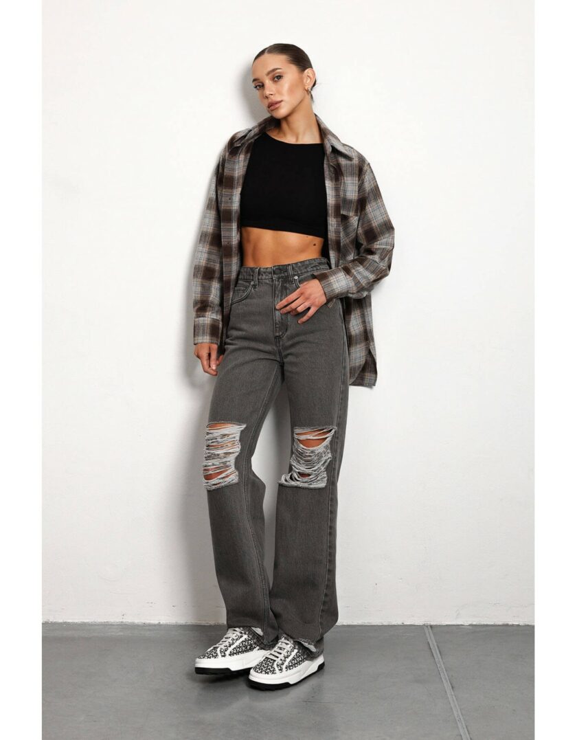 Джинси Aisenberg denim Monica сірі