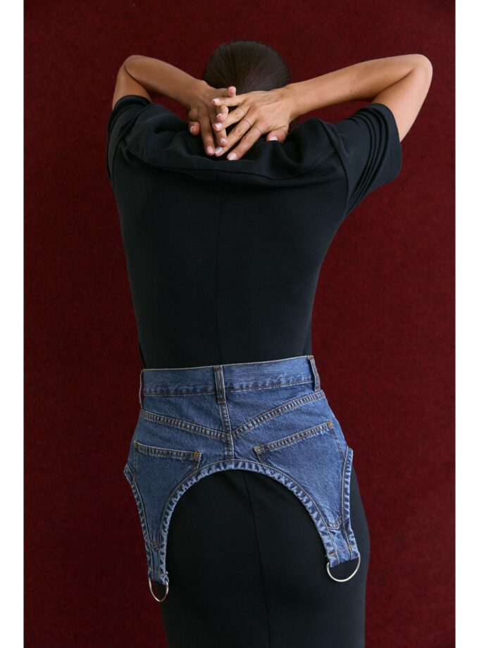 Корсет Aisenberg denim Provokateur синій