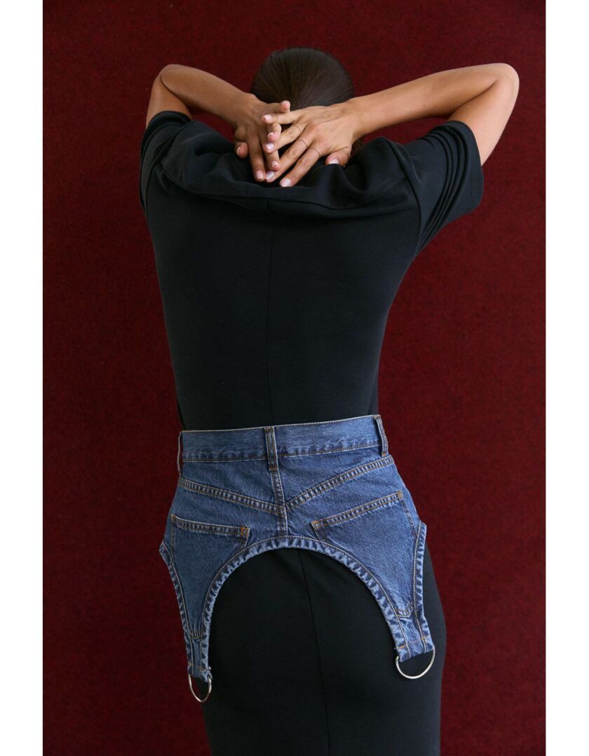 Корсет Aisenberg denim Provokateur синій - Зображення 2