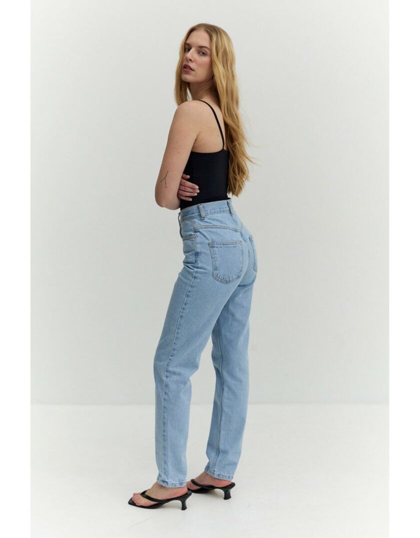 Джинси Aisenberg denim mom's блакитні - Зображення 3