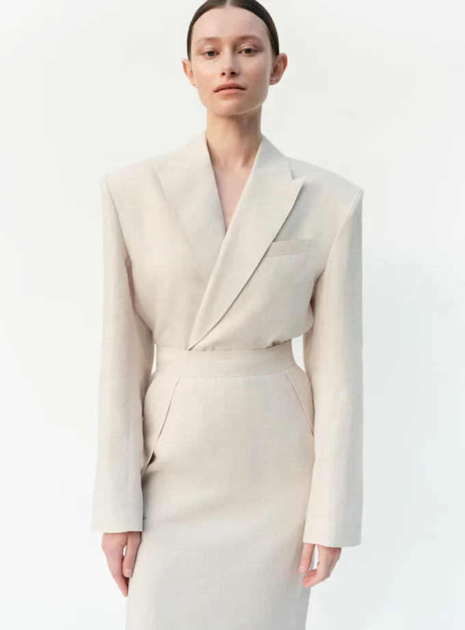 Спідниця Jamemme міді бежева